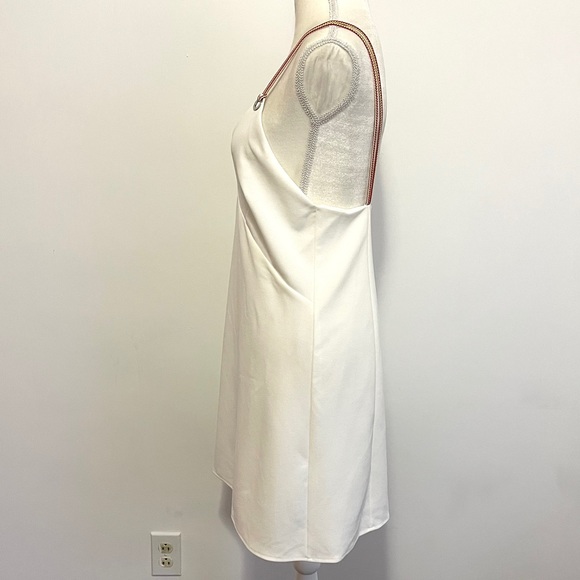 Zara rainbow rope strap white dress medium - Picture 7 of 9